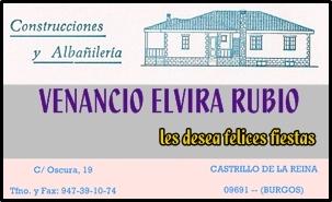 CONSTRUCCIONES  Y ALBAÑILERÍA VENANCIO ELVIRA RUBIO